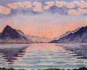 Ferdinand Hodler Lake Thun oil